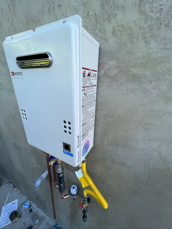 Tankless water heater installation for Benson homes